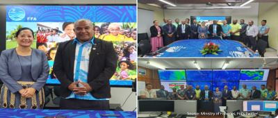 Minister Ravu visits Solomon Islands