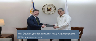 Secretary Manalo meets FAO Philippine country representative